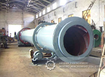 The Gas Movement Inside Rotary Kiln