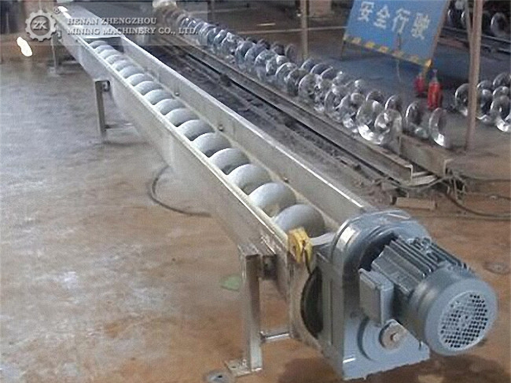 SHAFTLESS SCREW CONVEYOR