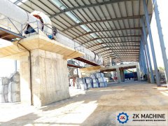 Process Flow of Magnesite Calcination by Rotary kiln
