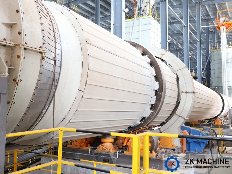 ZK CORP rotary dryer helps yellow phosphorus enterprises solve the problem of drying low-grade phosph